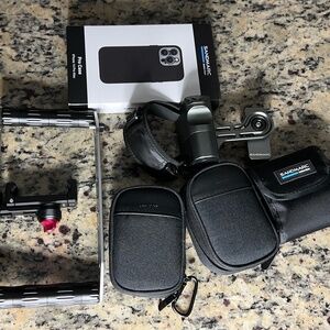 Sandmarc iPhone 14 Pro Max Lens(4) Filters(3) Case, Camera Grip, Film Ri…